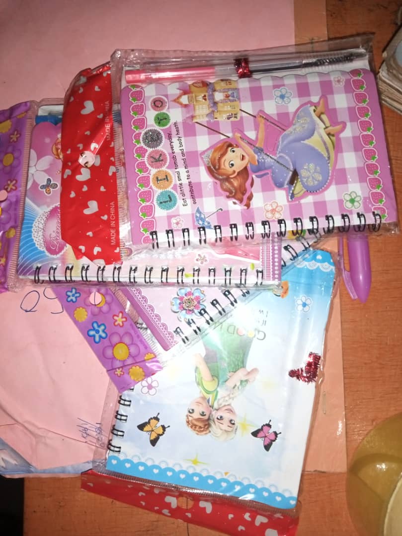 Jotter and biro for kids